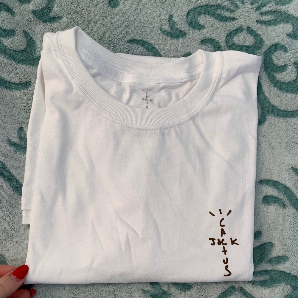 Cactus Jack White t-shirt